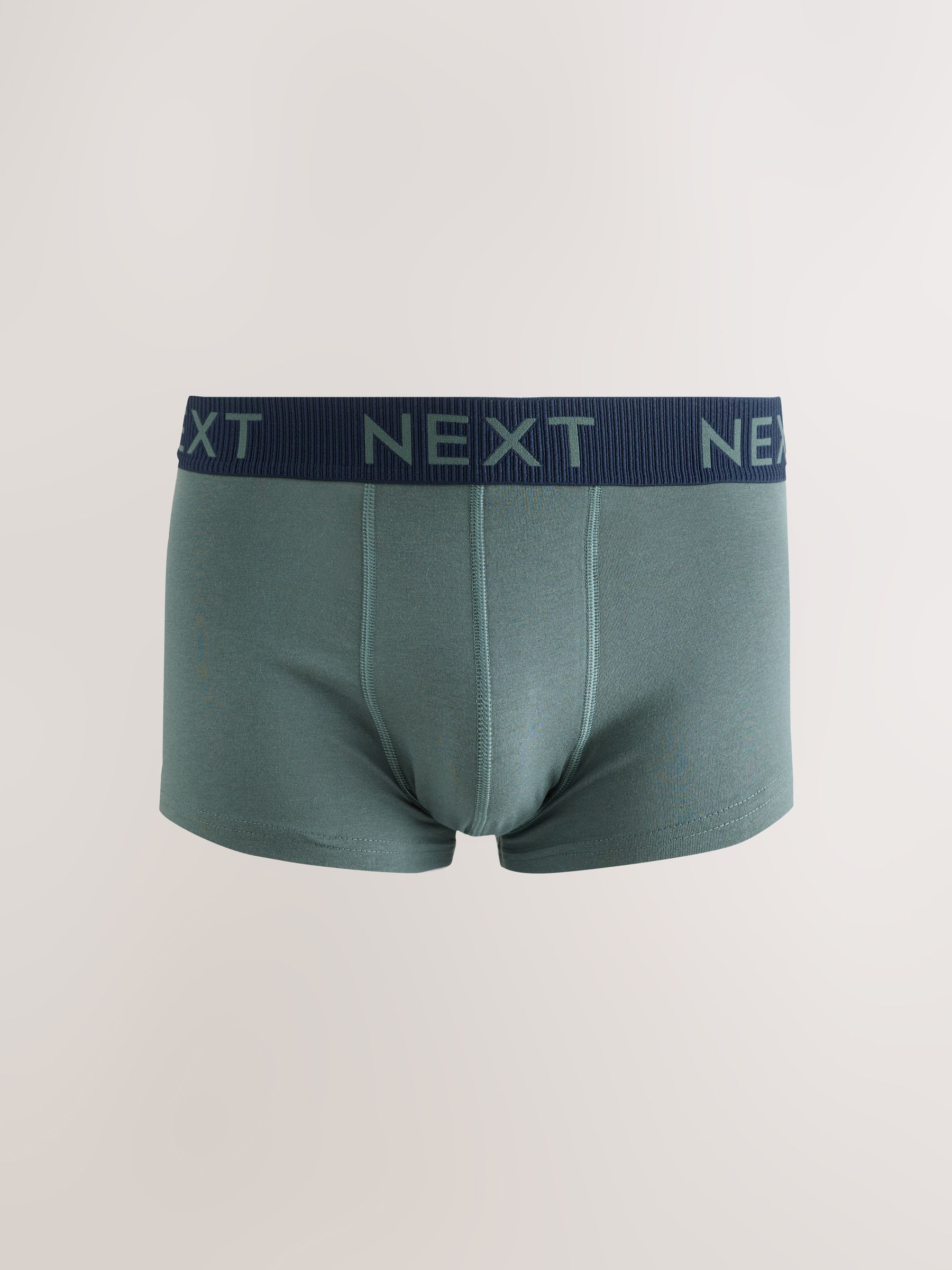 Roze/blauw/groen marineblauwe tailleband met textuur - Hipster boxers van katoenrijke mix