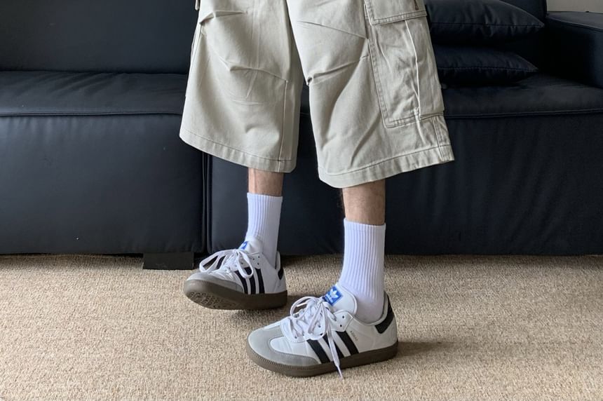 rinkoplan - Mid Rise Cargo Shorts met Zakdetail