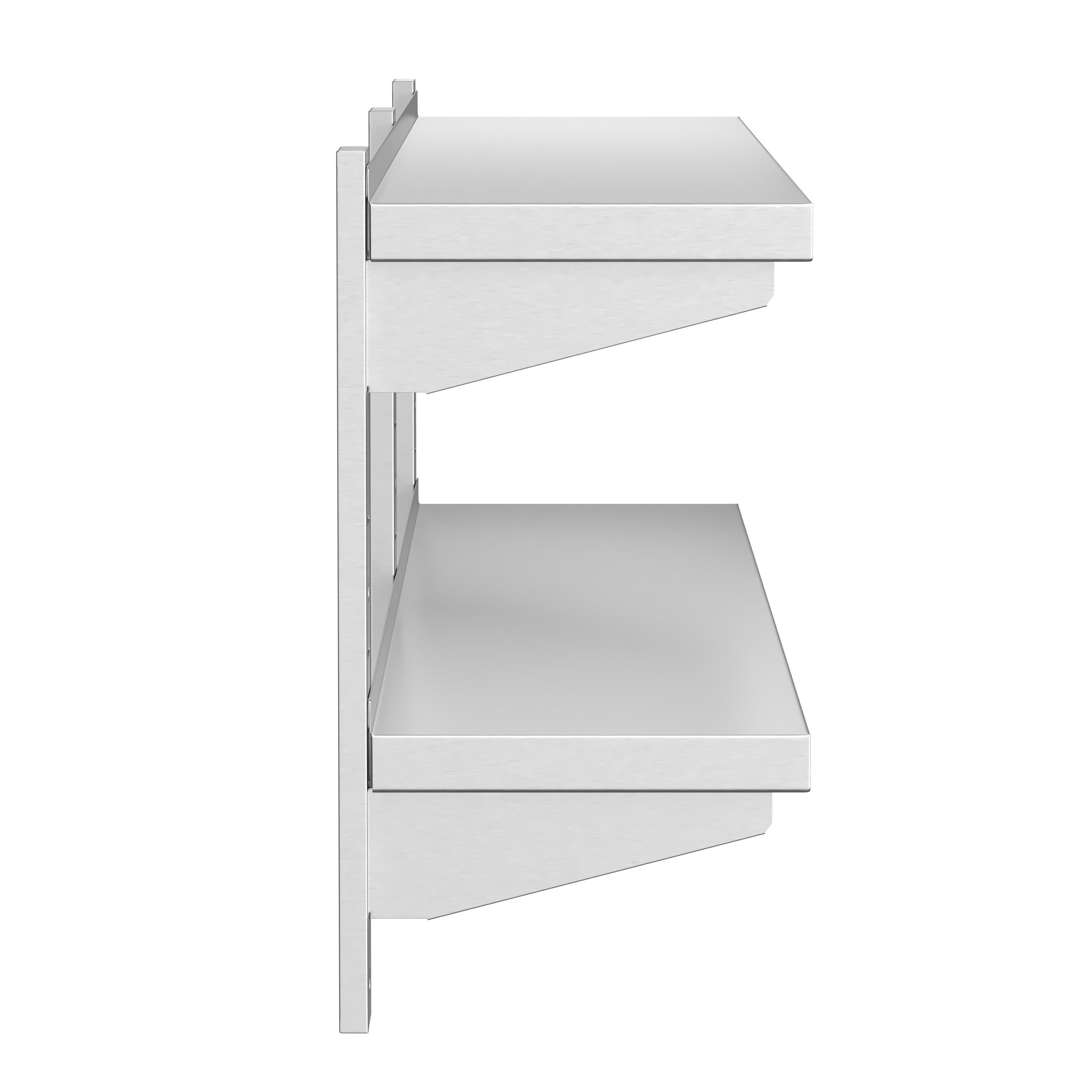 Wandregal Edelstahl Gastro WANJA 80 x 30 x 60 cm