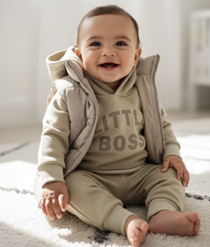 Street style boss set - beige