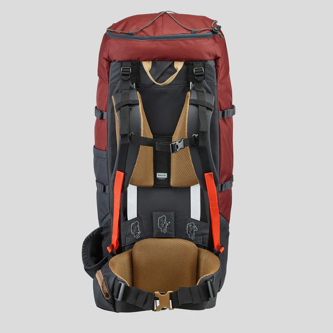 Decathlon Forclaz - Mochila Forclaz MT100 Easyfit Masculina de 70 L para Mochilão