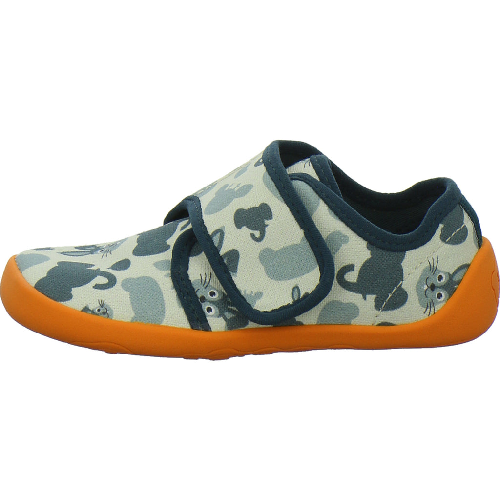 Affenzahn Hausschuhe Kinder Unisex - Kinder Baumwolle Movy Hellgrün