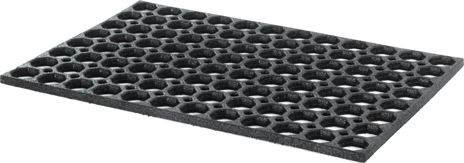 Multy Home buitenmat Honey Comb zwart 60 x 40 cm