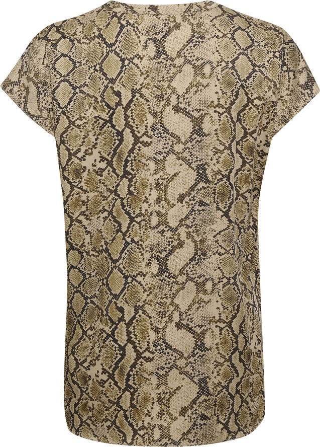 InWear LiraIW Print Top Premium Structure snake print