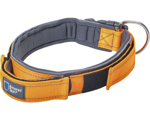 Halsband ArmoredTech Hondencontrole Maat XS 31 - 35 cm oranje