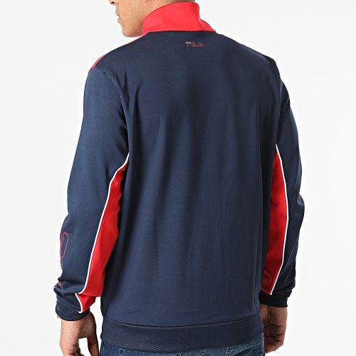 Veste Zippée Pele 683459 Bleu Marine Rouge