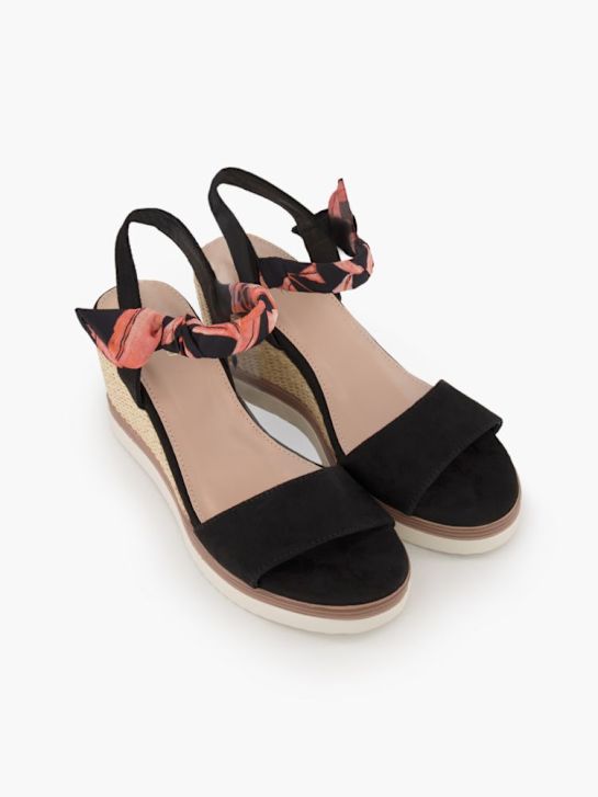 Graceland Sandalette Schwarz