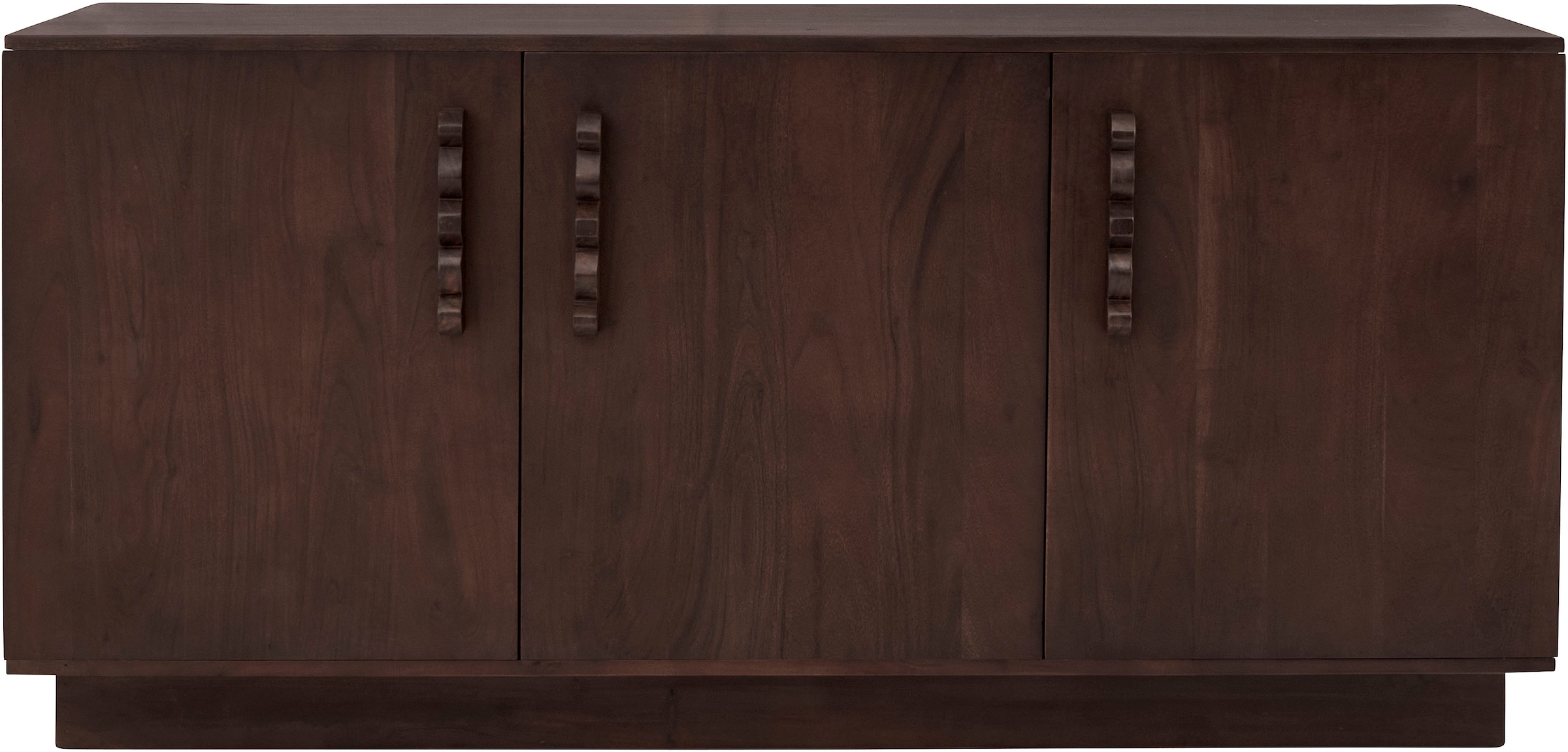 LeGer Home by Lena Gercke Sideboard »EMINA« Akazie Massivholz, 146cm Kommode, mit Soft-Close und Designgriffen