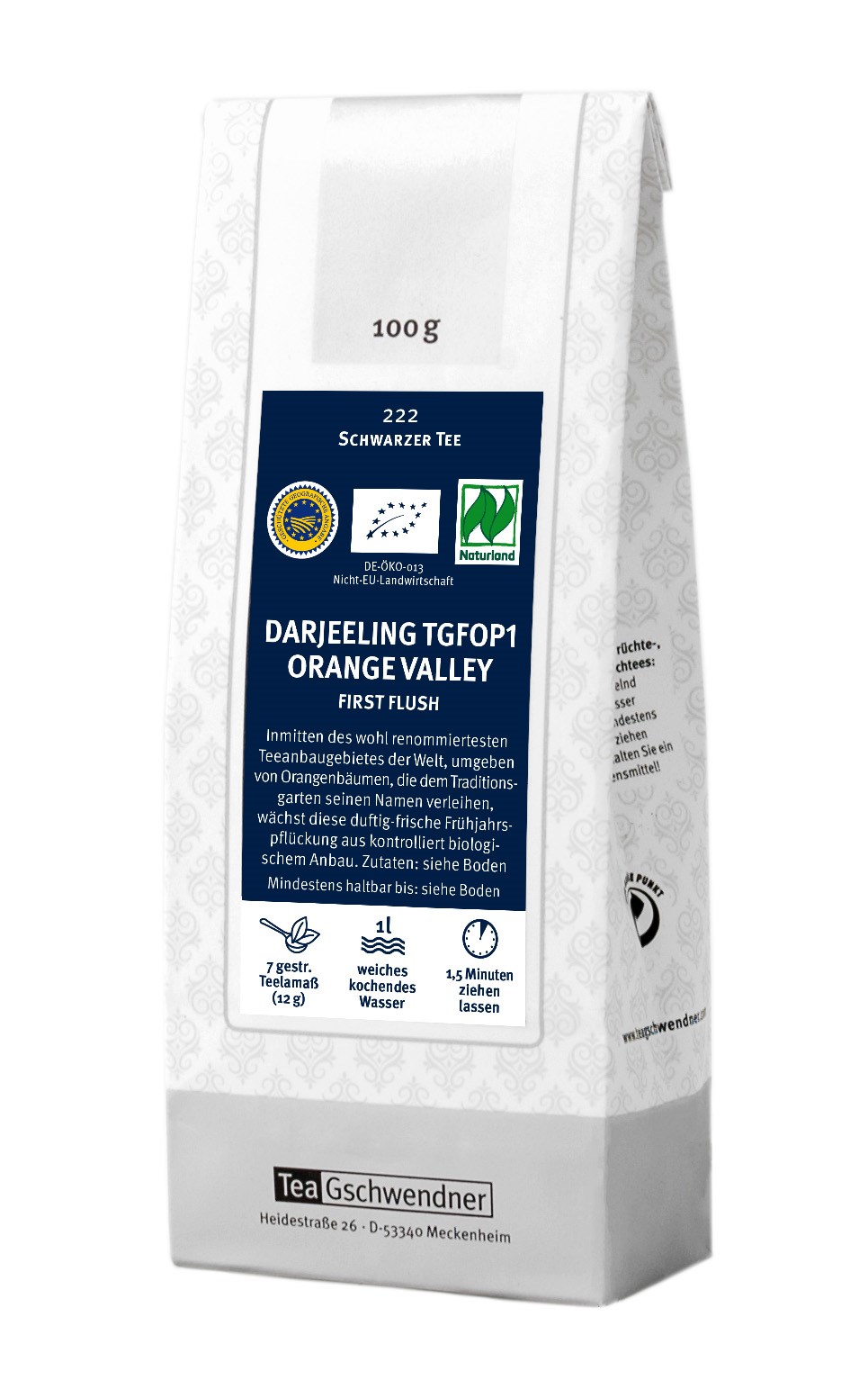 Darjeeling TGFOP1 Orange Valley First Flush Bio/Naturland