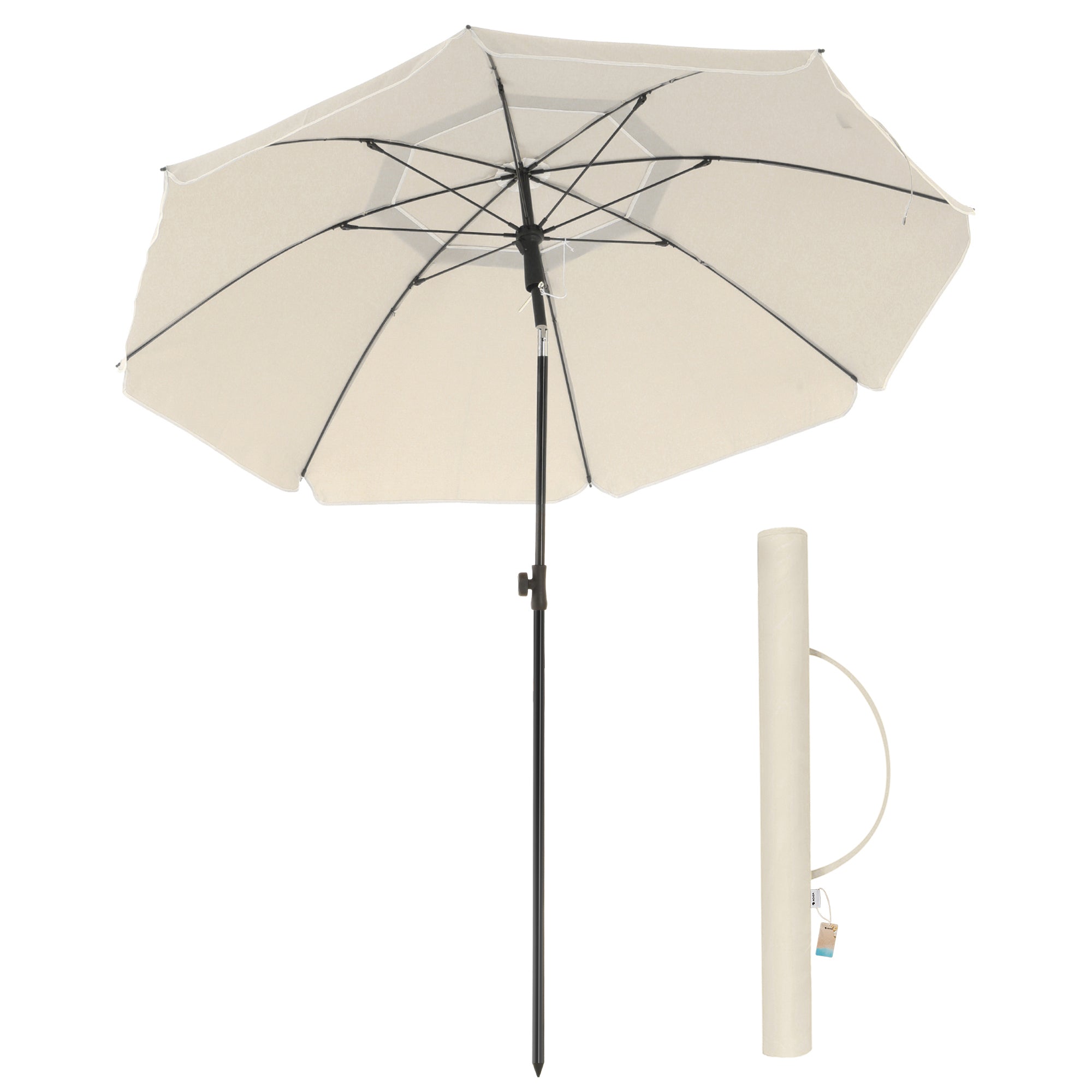 ACAZA Stokparasol Beige