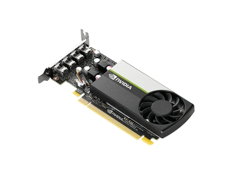 NVIDIA T1000 - grafikkort - T1000 - 4 GB GDDR6 - PCIe 3.0 x16 lavprofil - 4 x Mini DisplayPort