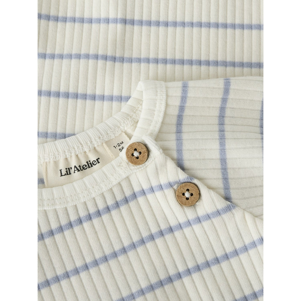 Køb Lil'Atelier Coconut Milk Zen Blue Nbmkail Ss Slim Body Lil Noos