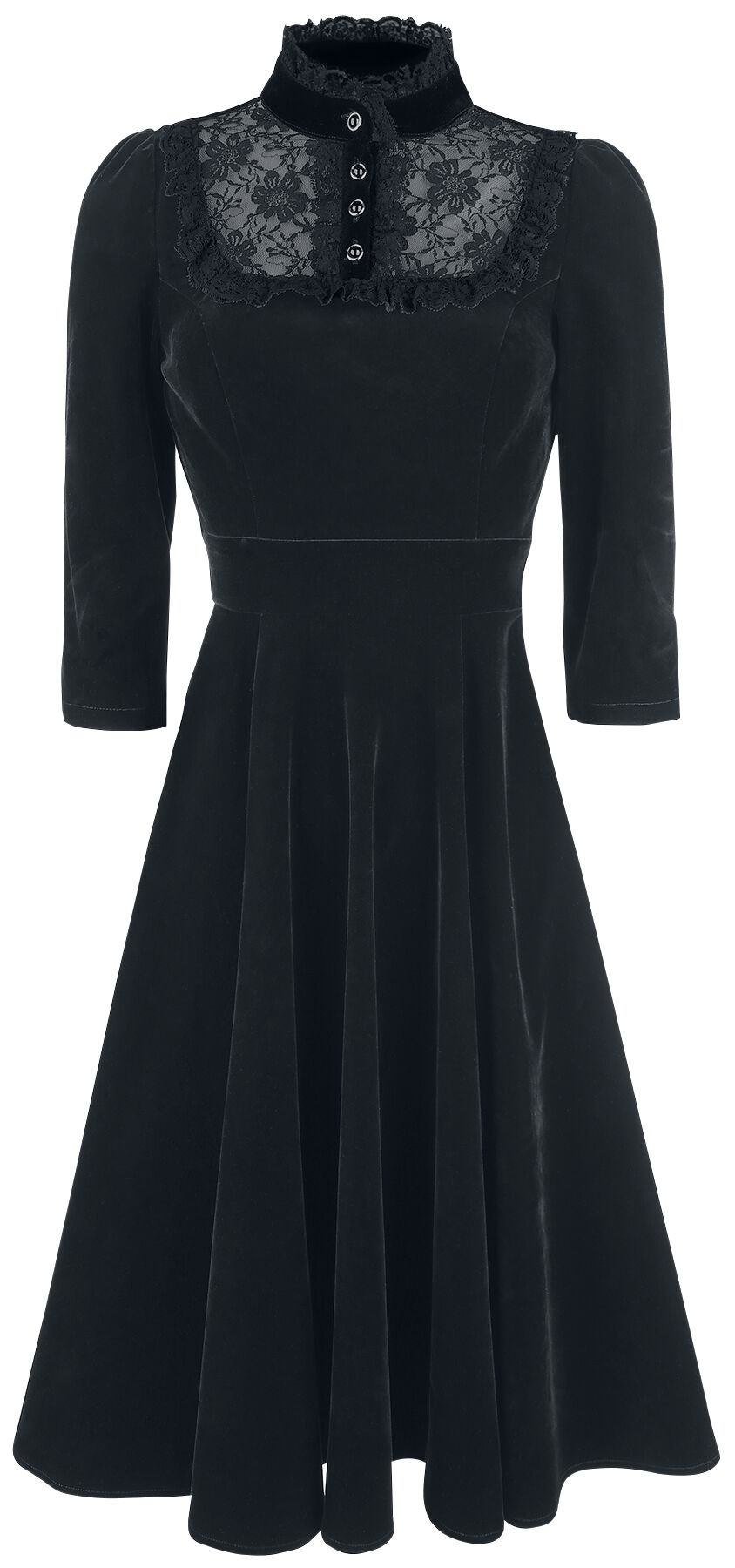 Robe En Velours Nightshade | H&R London Robe mi-longue