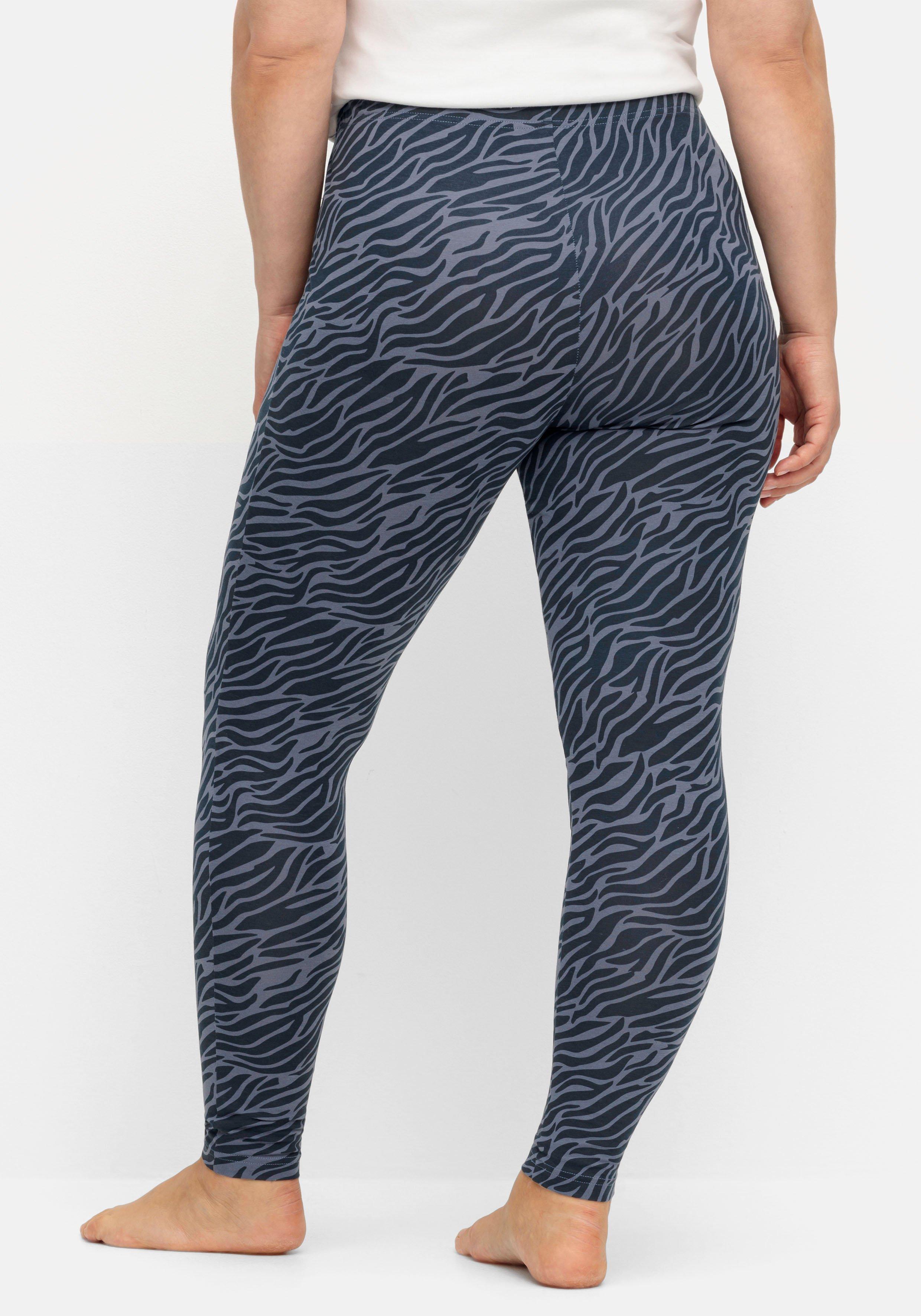 Leggings mit Animal-Alloverdruck