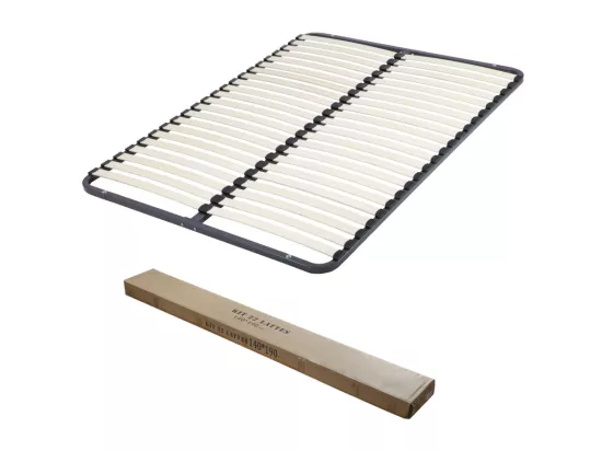 Sommier démontable 140x190 22 lattes - 44 lattes bois - Fabrication française