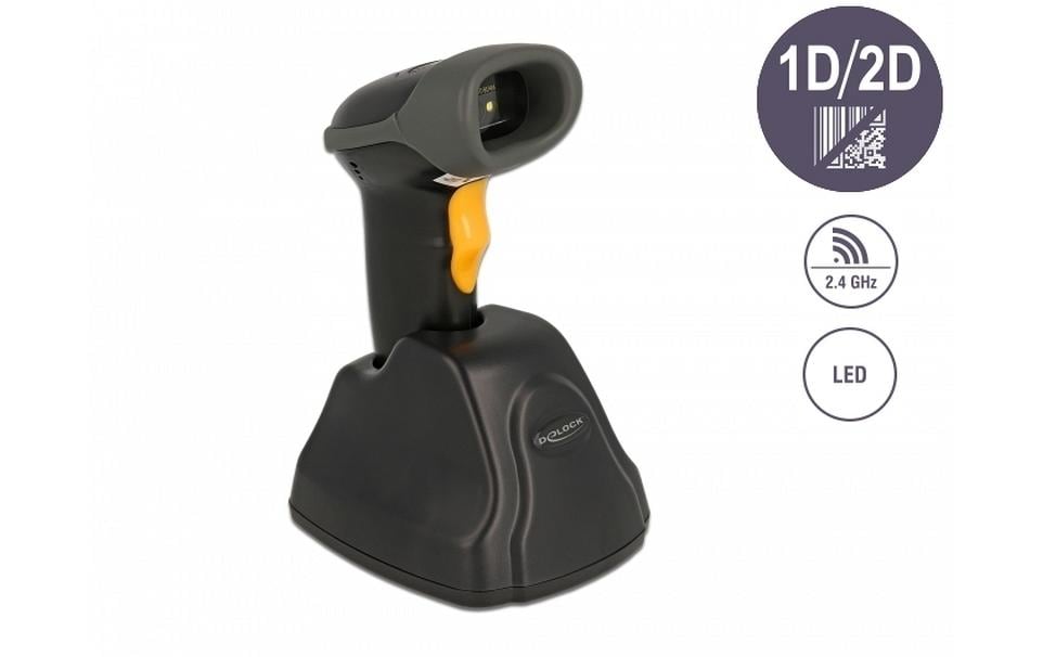 Barcode Scanner 90518 2.4 GHz 1D/2D2D-Barcodescanner mit Ladestation