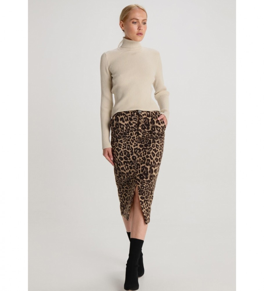 Victorio & Lucchino, Saia V&L Leopard Motivoroyal Circus castanho