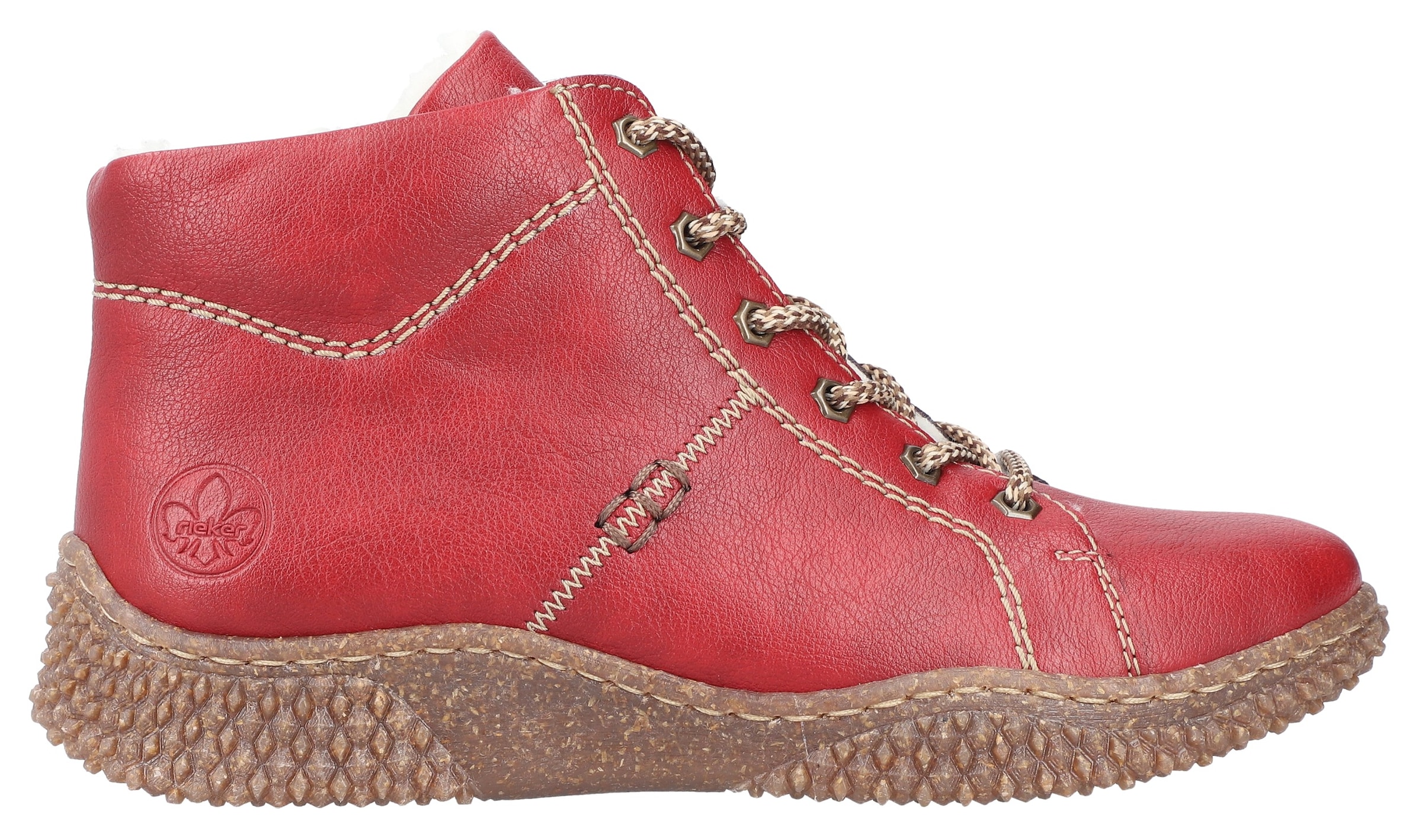 Rieker Winterboots  Schnürboots, Stiefelette, High Top Sneaker mit Innenreissverschluss