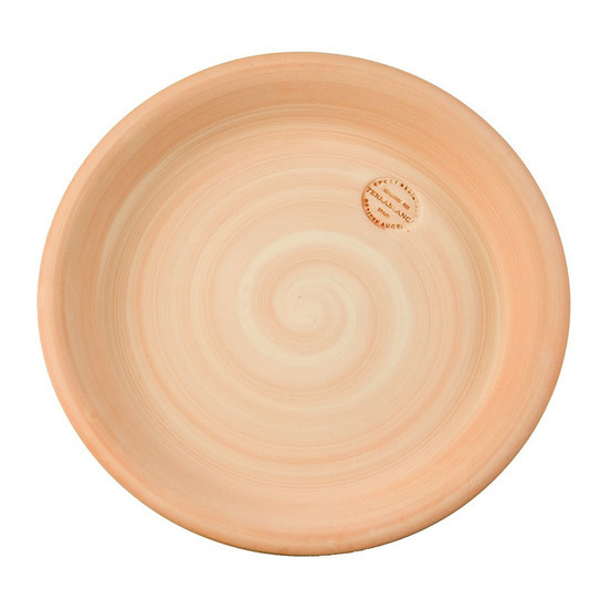 Soucoupe en terre cuite claire Ø 18 cm