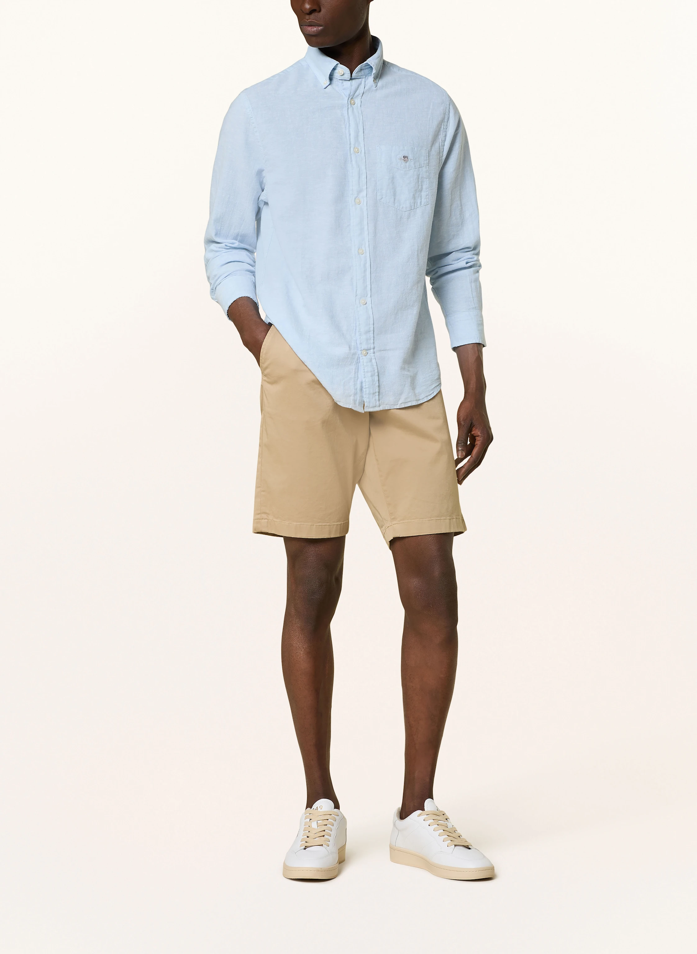 GANT Hemd Regular Fit mit Leinen