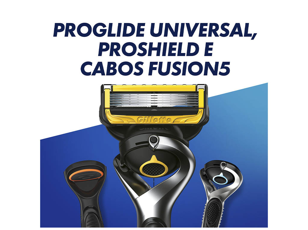 RECARGA DE LÂMINAS PROSHIELD GILLETTE 4 UN