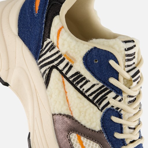 POSH by Poelman Teddy Sneakers blauw