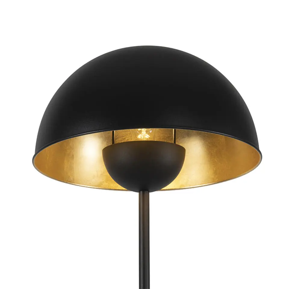 Qazqa vloerlampen magnax zwart e27