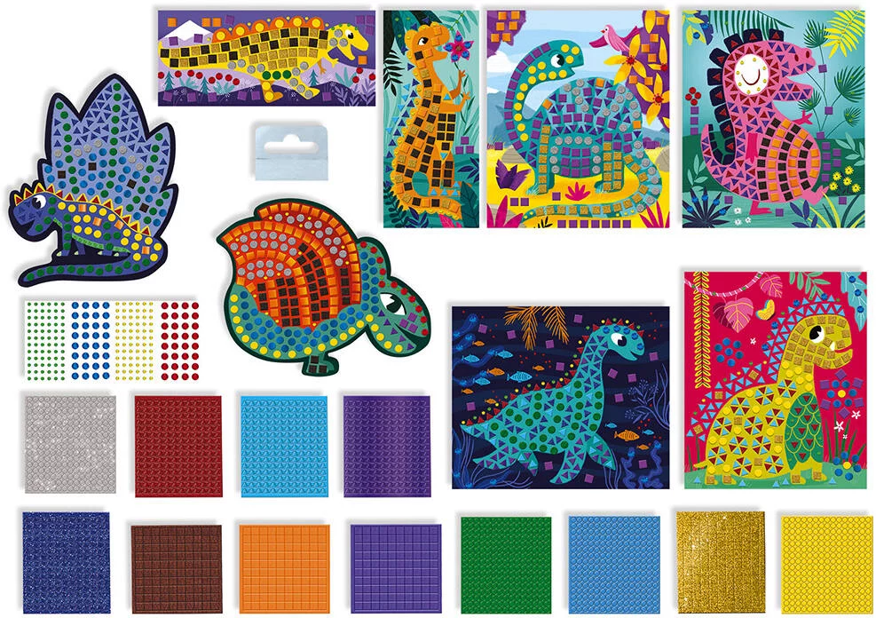 MOSAIQUES DINOSAURES - LES ATELIERS DU CALME