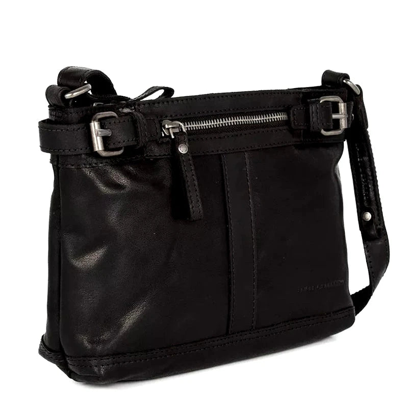 Spikes & Sparrow Bronco Arkansas Crossbodybag Black