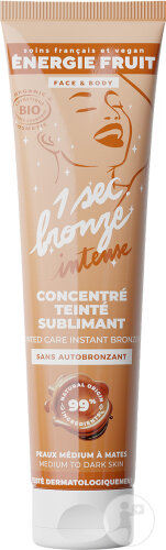 Energie Fruit Concentré Teinté Sublimant Visage Et Corps Parfum Cacao Bio Tube 100ml