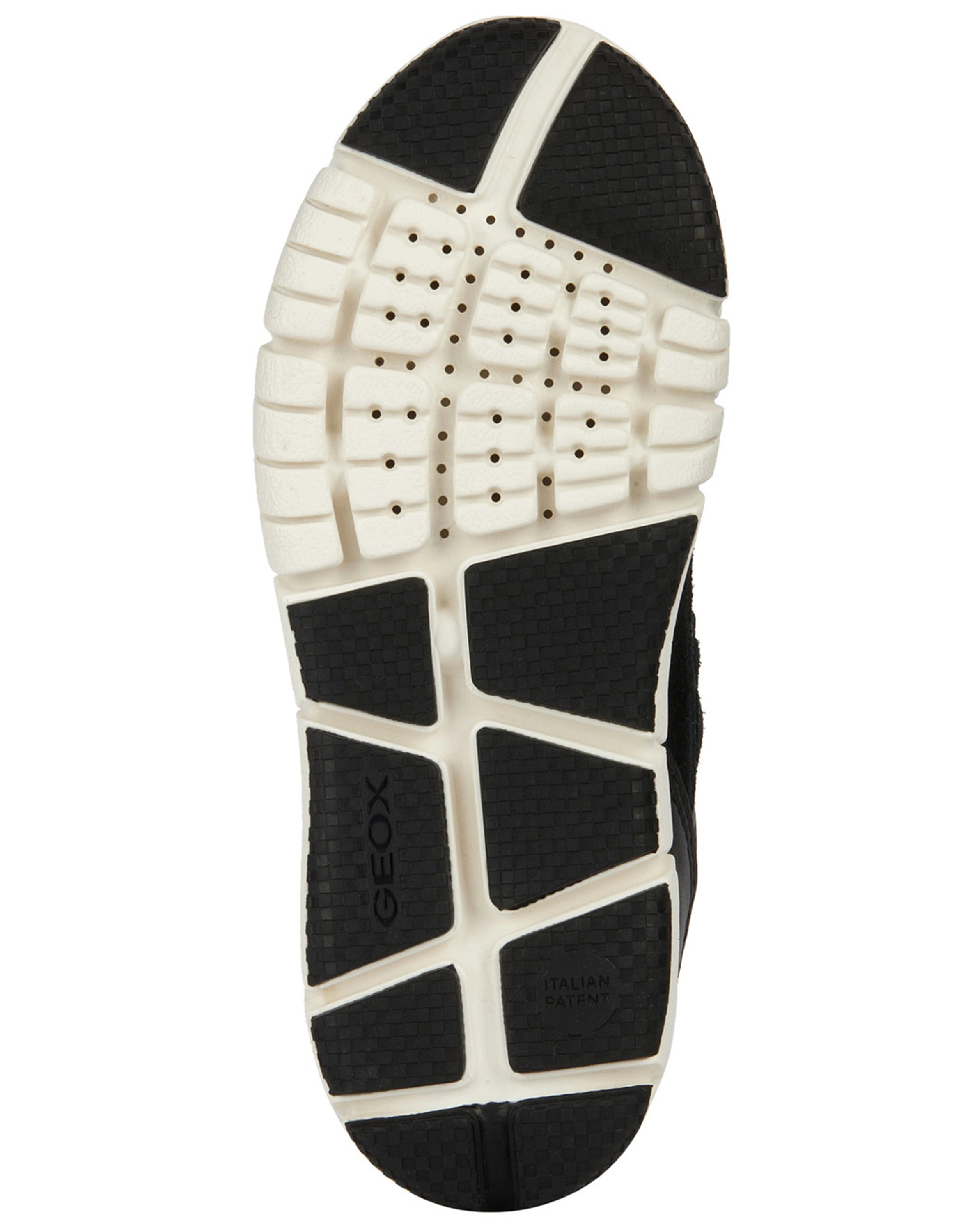 Klett-Sneaker FLEXYPER in black/orange