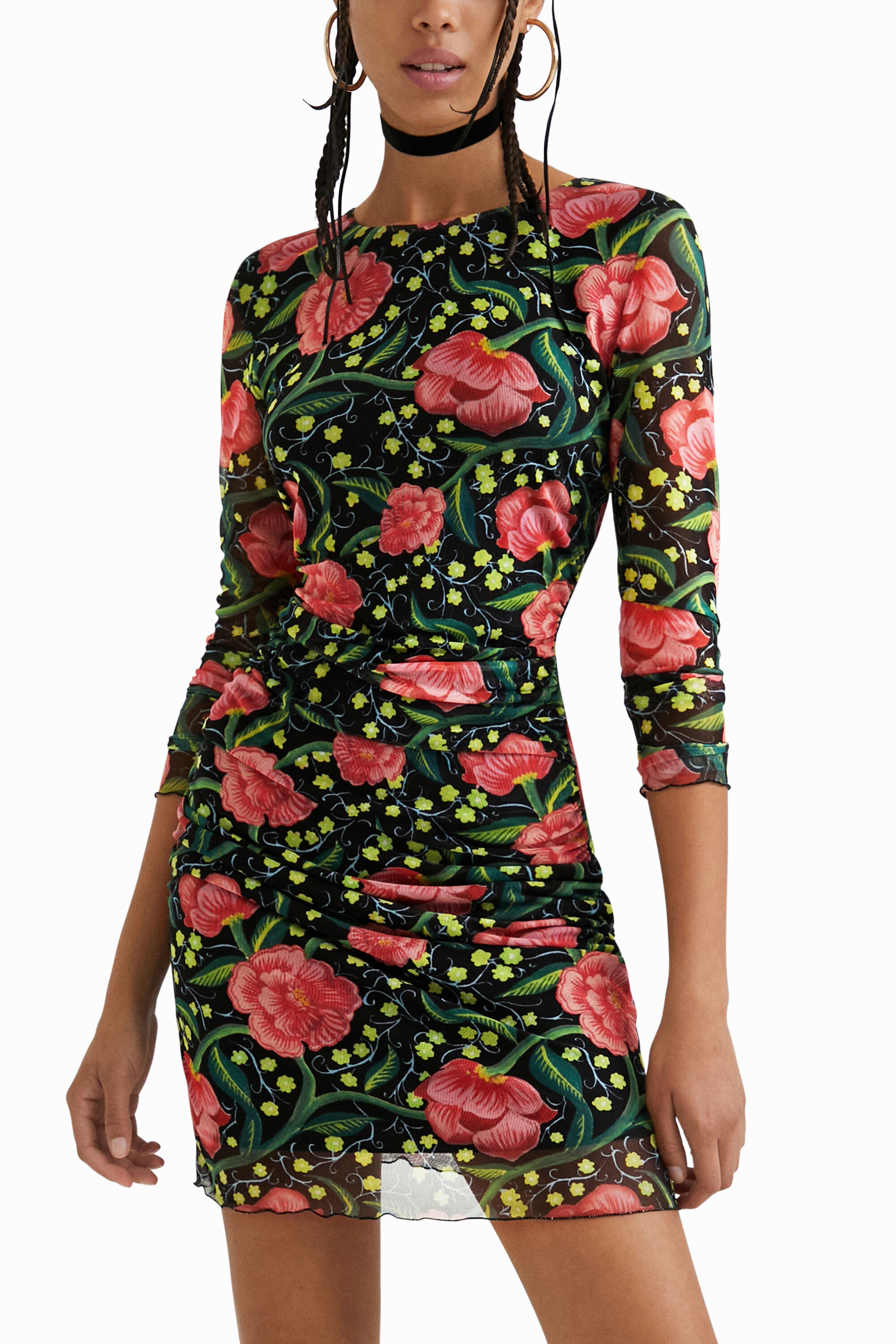 Robe slim doublure interne