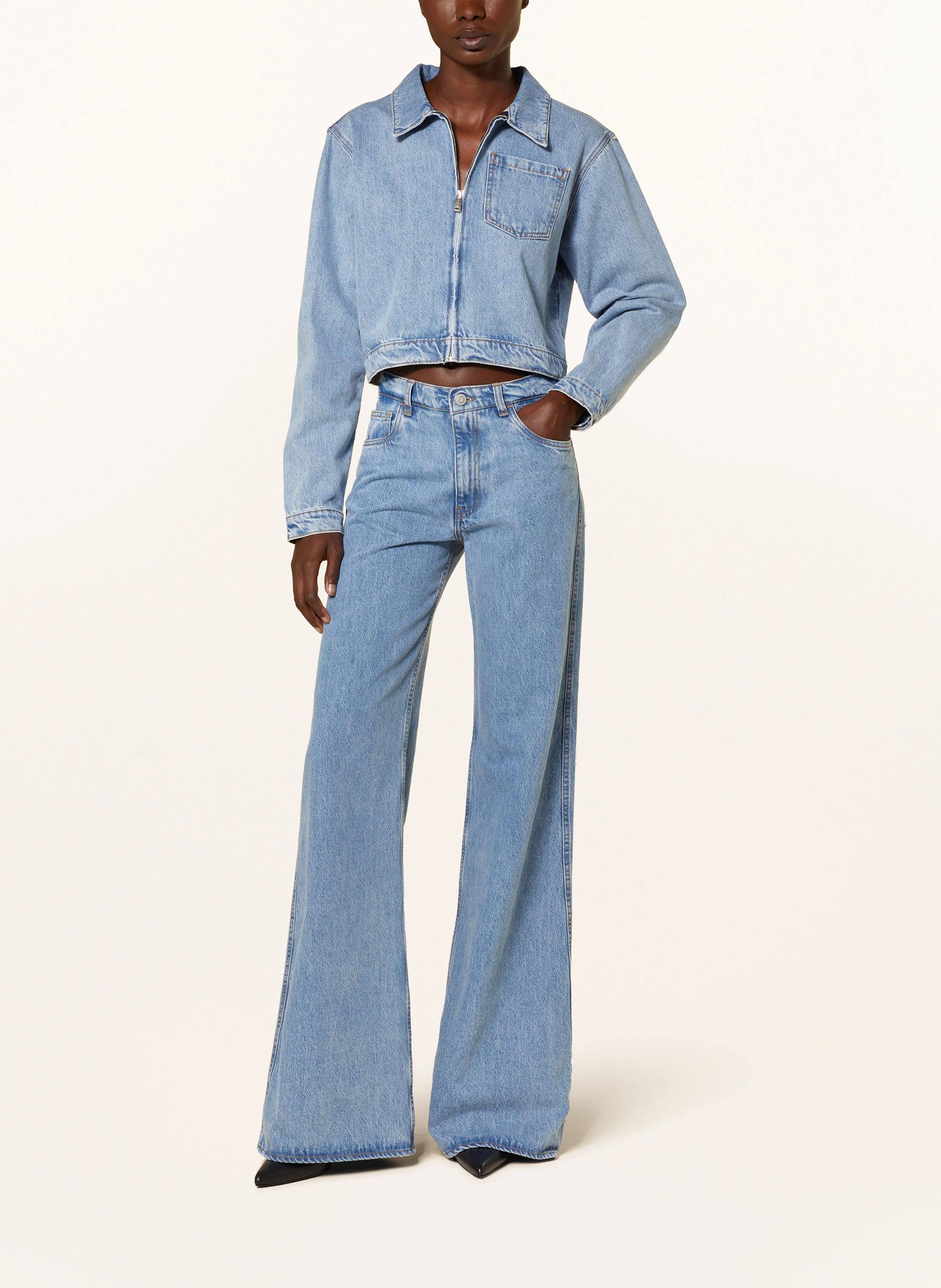 coperni Cropped-Jeansjacke