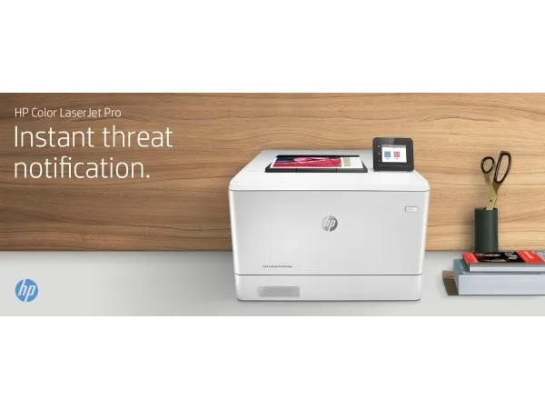 HP Color LaserJet Pro M454dw - Printer - farve - Duplex - laser - A4/Legal - 38.400 x 600 dpi - op til 27 spm (mono) / op til 27 spm (farve) - kapacitet: 300 ark - USB 2.0, Gigabit LAN, Wi-Fi(n), USB vært