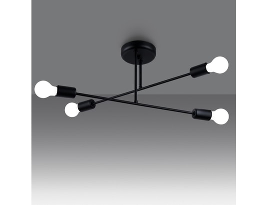 SOLLUX LIGHTING - Lustre norah 4 noir