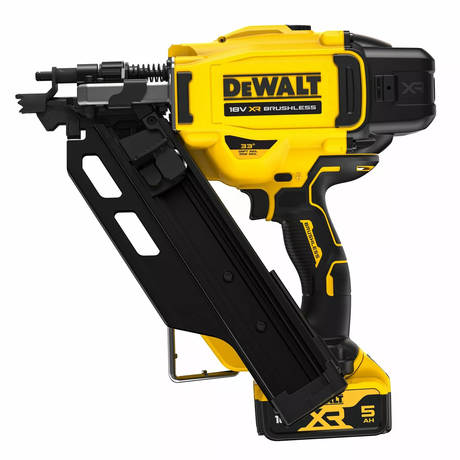 DeWALT DCN930P2 18V Li-ion accu constructie tacker set (2x 5.0Ah accu) in Tstak - 50-90mm - 2-Speed