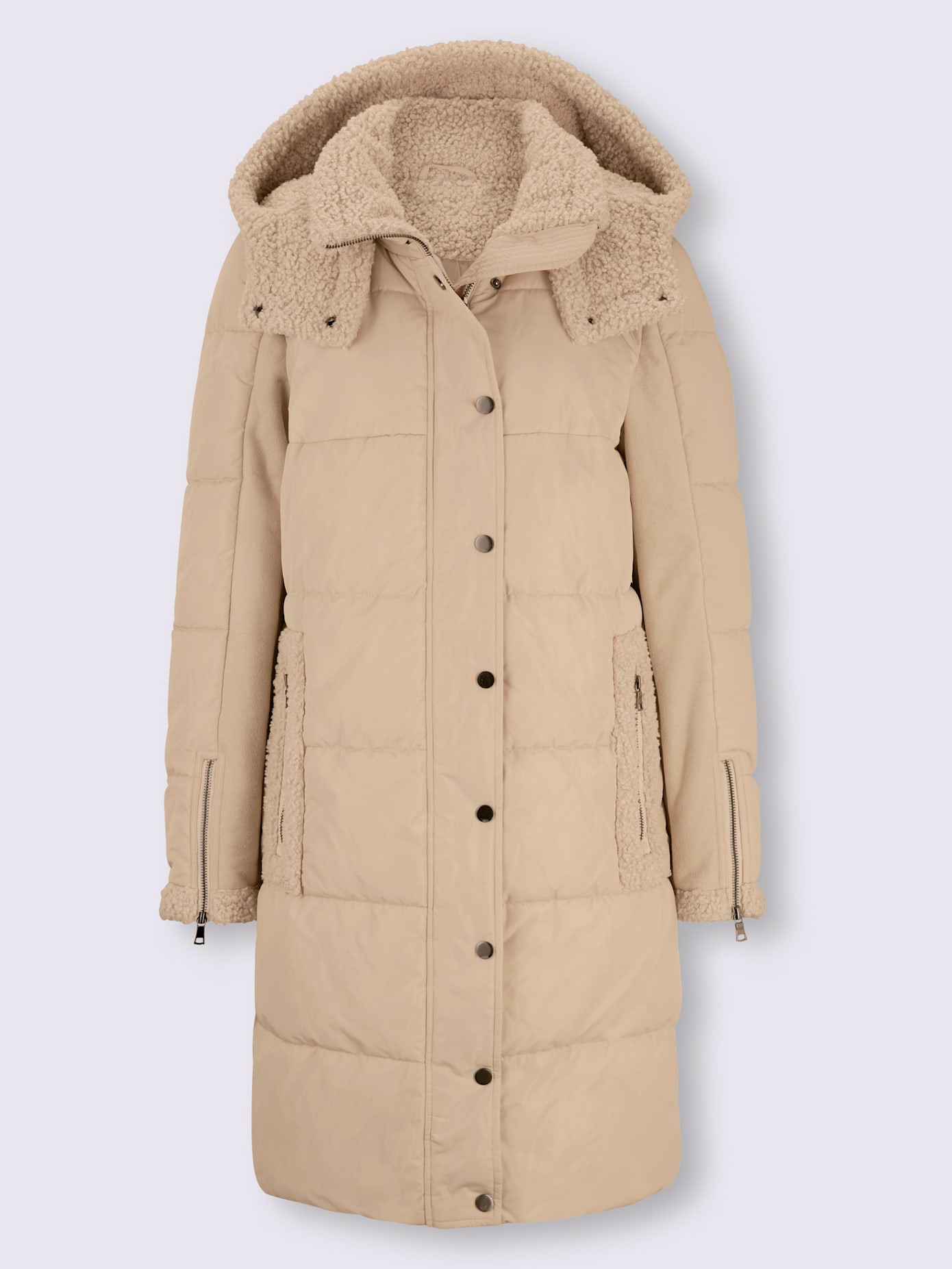 Manteau matelassé motifs matelassés