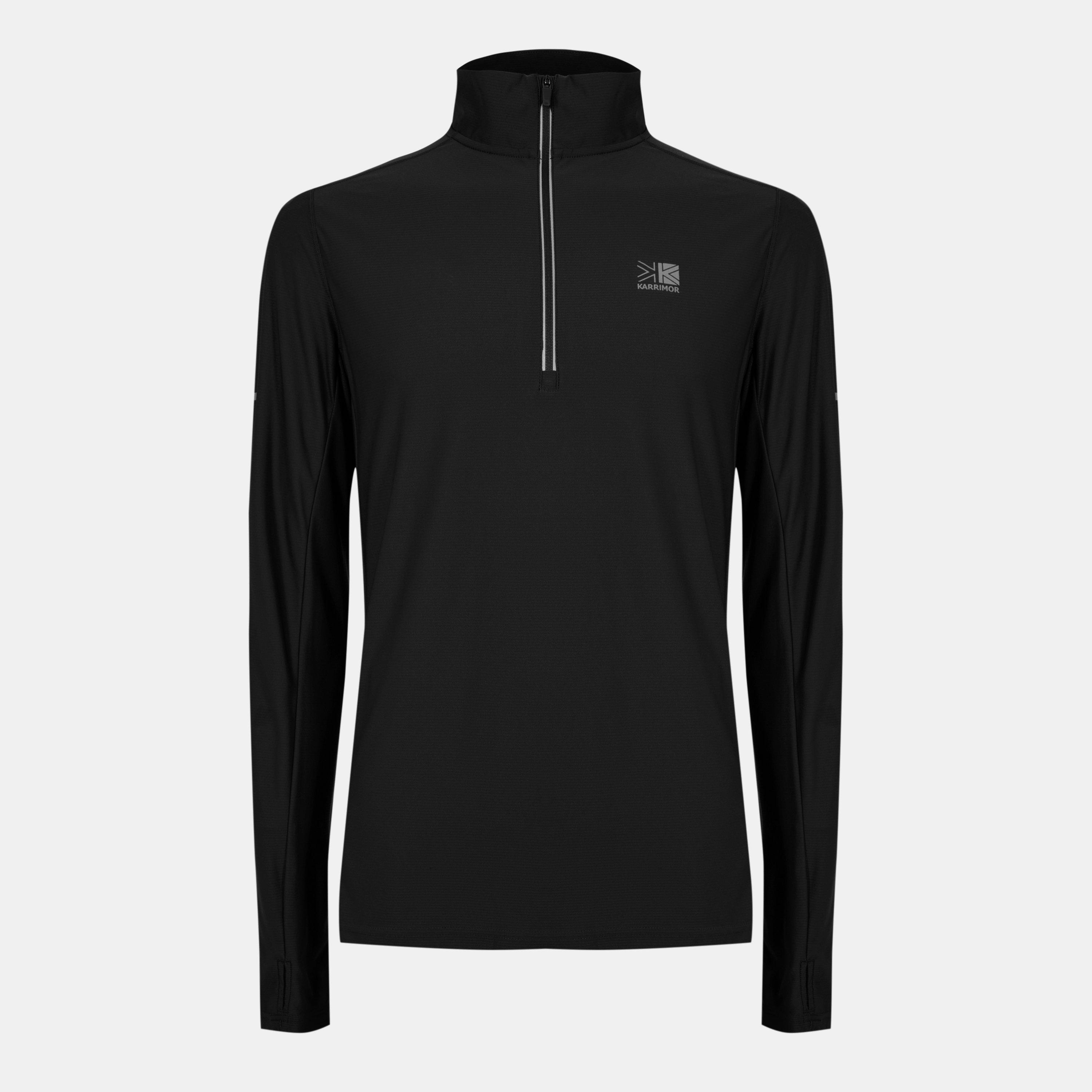 Karrimor Long SleevequarterZip Top Mens