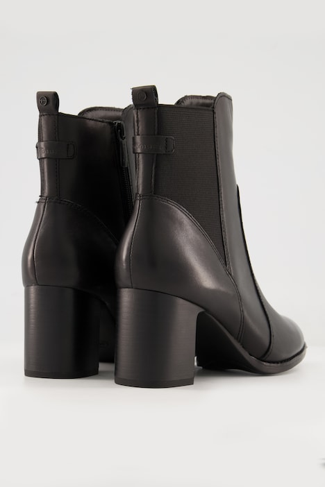 Tamaris Leder-Stiefeletten, Wechselfußbett, recycelt