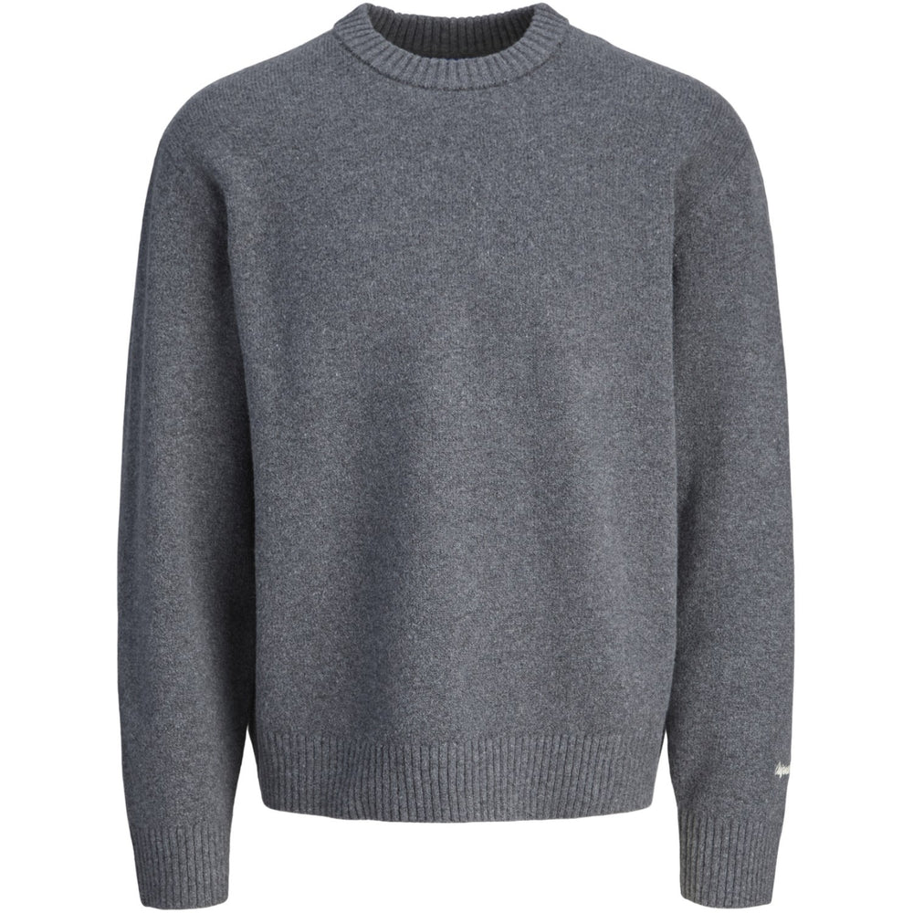 Køb Jack & Jones Junior Dark Grey Melange Jornorrebro Strik Crew Neck Ln Jnr