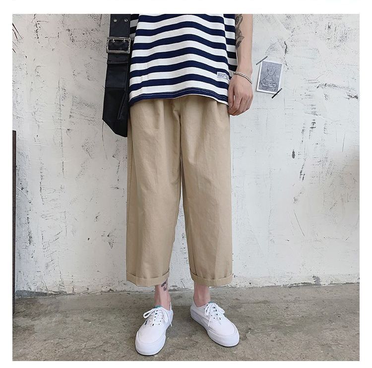 Ninine - Cropped broek met wijde pijpen