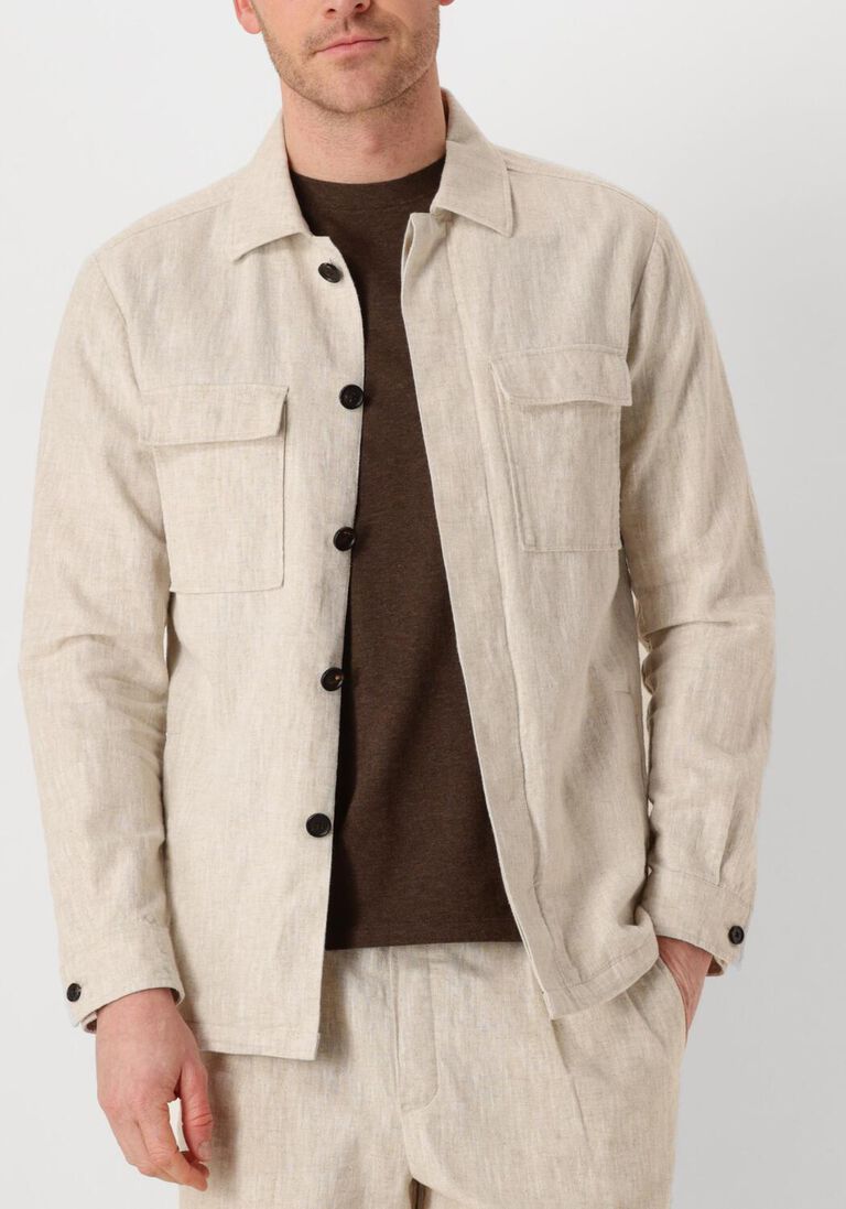 zand profuomo overshirts overshirt cotton linen
