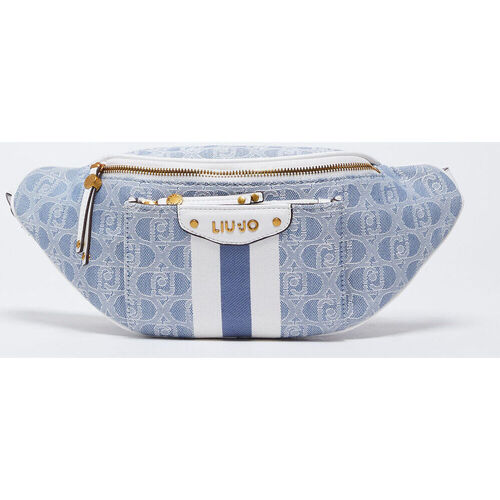Liu Jo - Riñonera jacquard con logotipo Azul