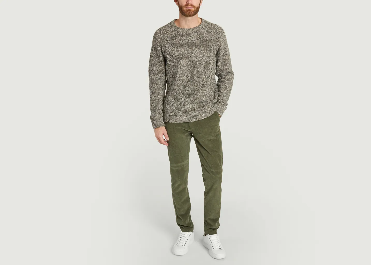Chino en velours Cuisse de Grenouille