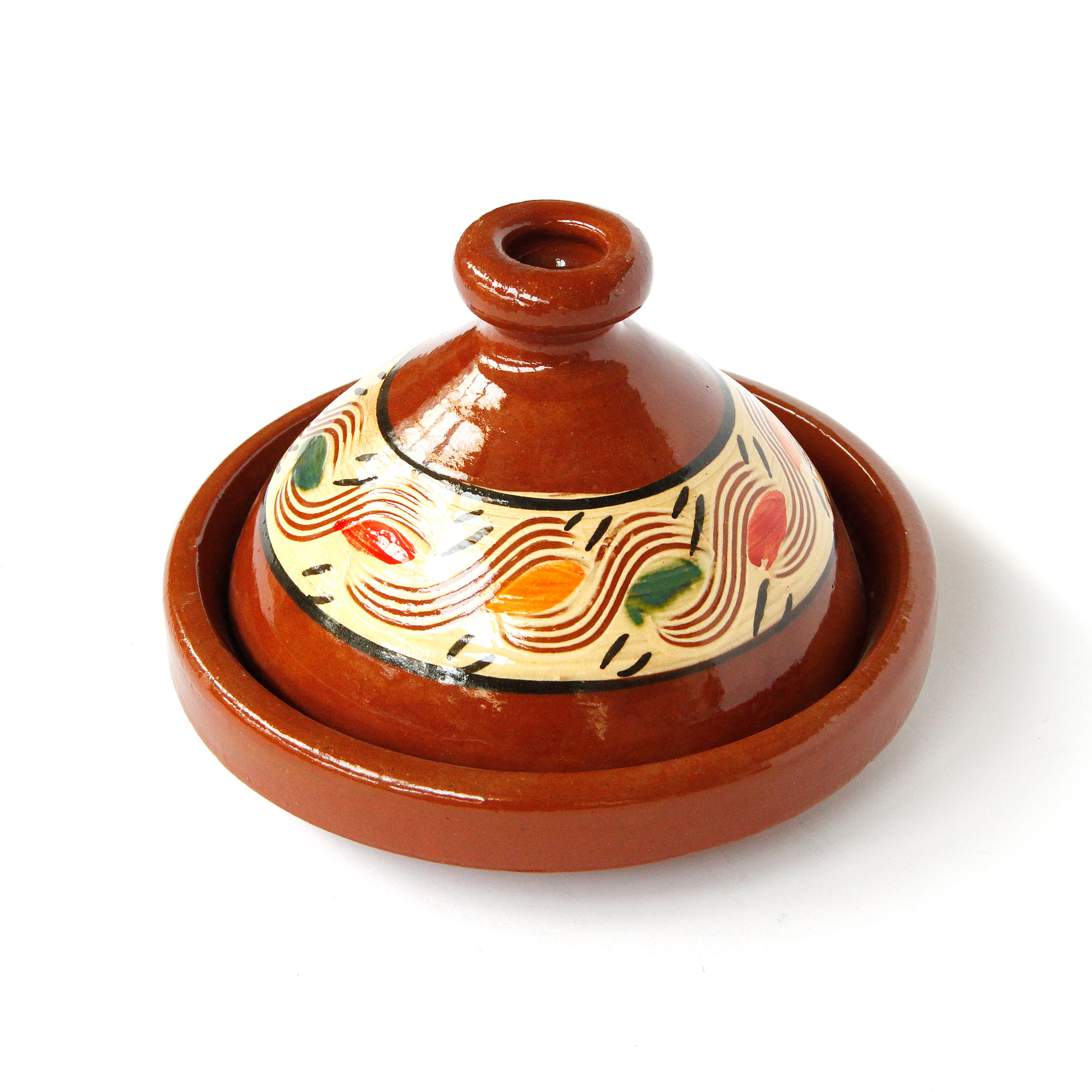 Tajine 'Jadida', braun, multicolor, Ø 20 cm zu 9,00