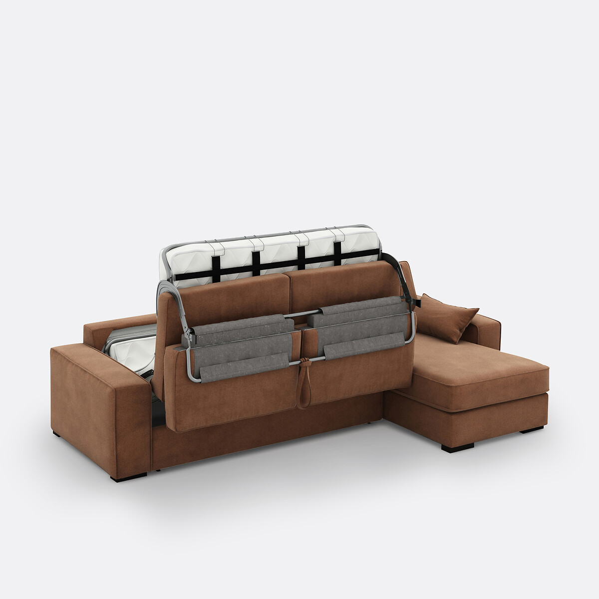 LA REDOUTE INTERIEURS<br>Sofá-cama de canto, poliéster, espuma Cécilia