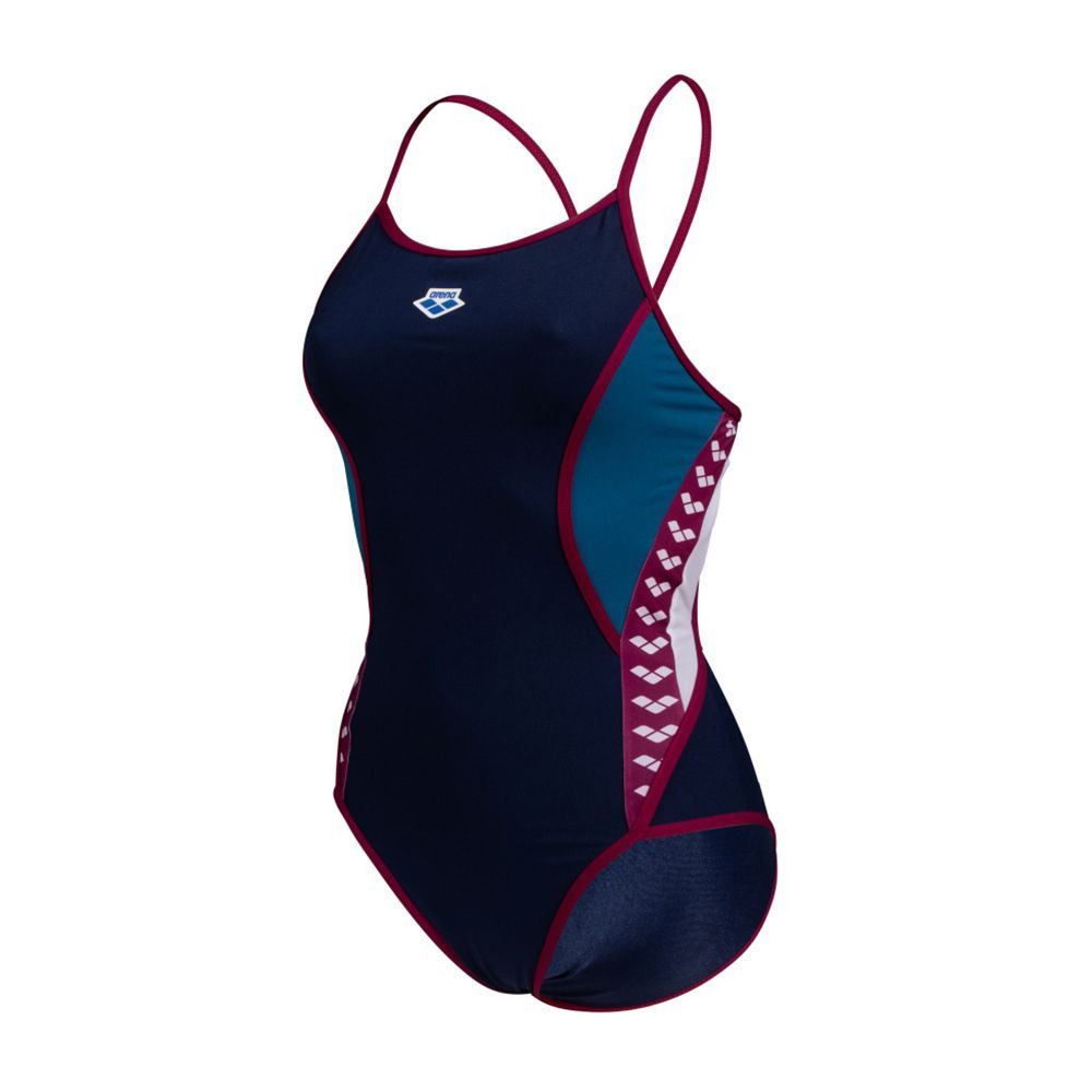Arena ICONS SUPER FLY B - Maillot de bain 1 pièce Femme navy/blue cosmo/white/red