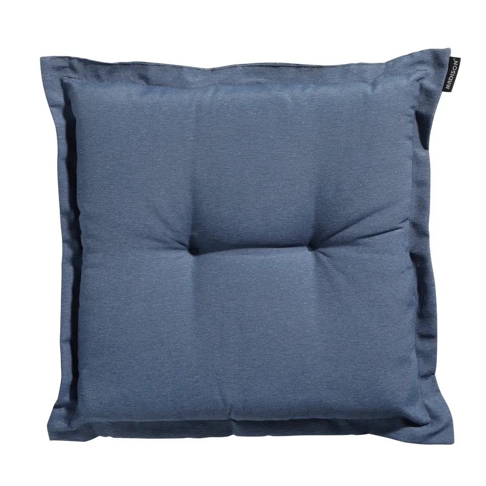 Madison - Zitkussen Panama safier blue - Ca. 50x50 cm - Set van 4