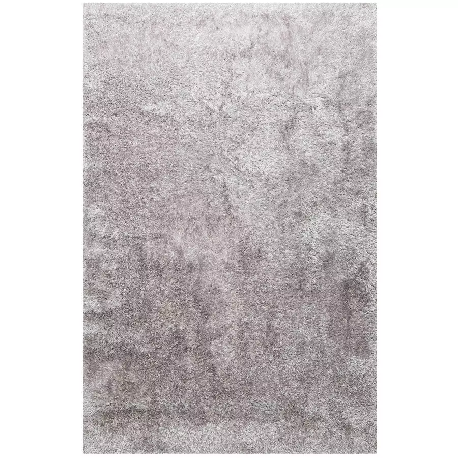 Homie Living Hochflorteppich Asti silber