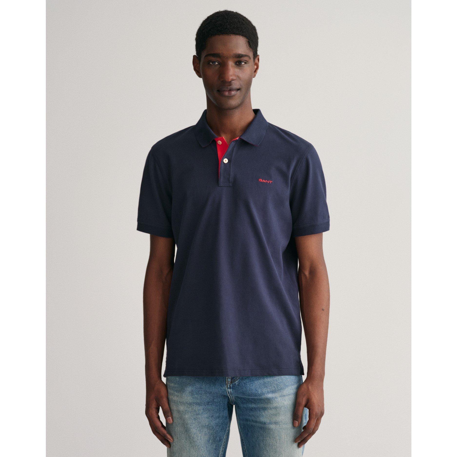 Gant Contrast Pique Polo Shirt